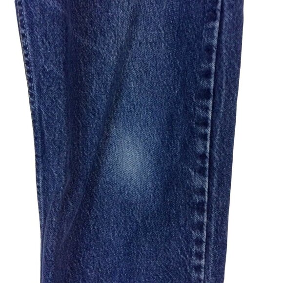 Levis 505 Mens Regular Fit Jeans 36x30 Medium Blue Distressed Denim USA - Picture 5 of 12